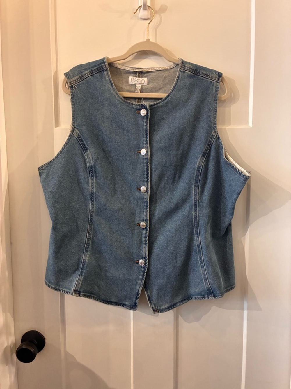 sofia by sofia vergara Light Blue Denim Vest